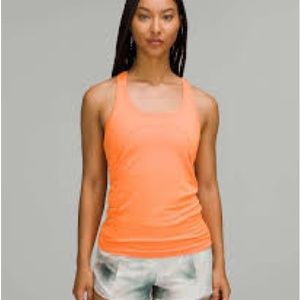 Lululemon Run Swiftly Tank Coral Orange